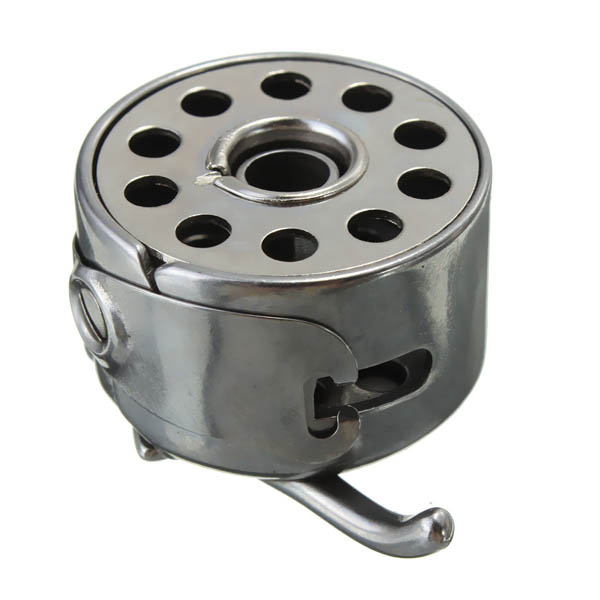 Stainless Steel Sewing Machine Accessories 5 Bobbins 1 Bobbin Case For Brother Toyata Singer