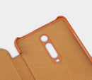 NILLKIN Qin Series Vintage Flip Card Slot Holder PC Bumper PU Leather Protective Case for Xiaomi Mi 9T / Xiaomi Mi9T Pro