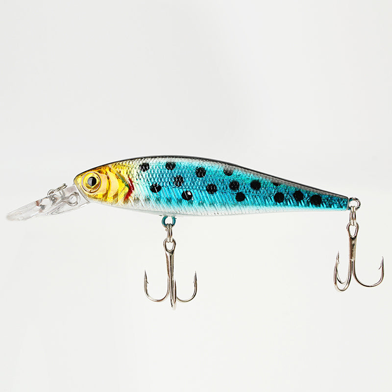 ZANLURE 7Pcs/Set 10cm 9.4g Dive Minnow Fishing Lure Bass Crank Bait Rattle Lure Tackle