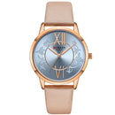 CURREN 9049 Analog Casual Style Women Wrist Watch Leather Band Quartz Watch