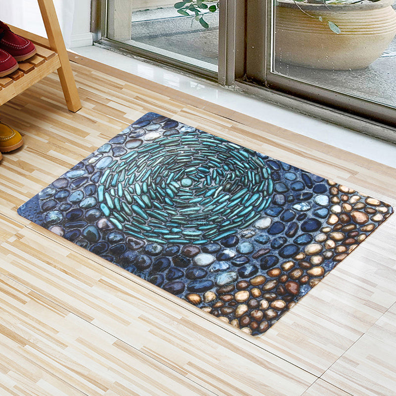 Cobblestone Stone Kitchen Doormats Non-slip Foyer Balcony Floor Mat