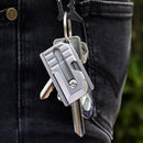 IPRee 3 In 1 EDC Paper Cutter Blade Bottle Opener Key Ring Multifunctional Tools Kit Outdoor Camping