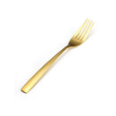 KCASA KC-FL80 Stainless Steel Yellow Gold Flatware Dinnerware Cutlery Fork Knife Spoon Tableware Set