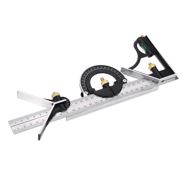 300mm/600mm Multi-function Combination Square Angle Ruler High Precision Protractor Carpenter Measuring Tool