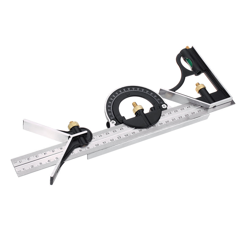 300mm/600mm Multi-function Combination Square Angle Ruler High Precision Protractor Carpenter Measuring Tool