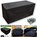 OxbridgeBlack Waterproof Rattan Cube Outdoor Garden Patio Furniture Table Set Cover Protection