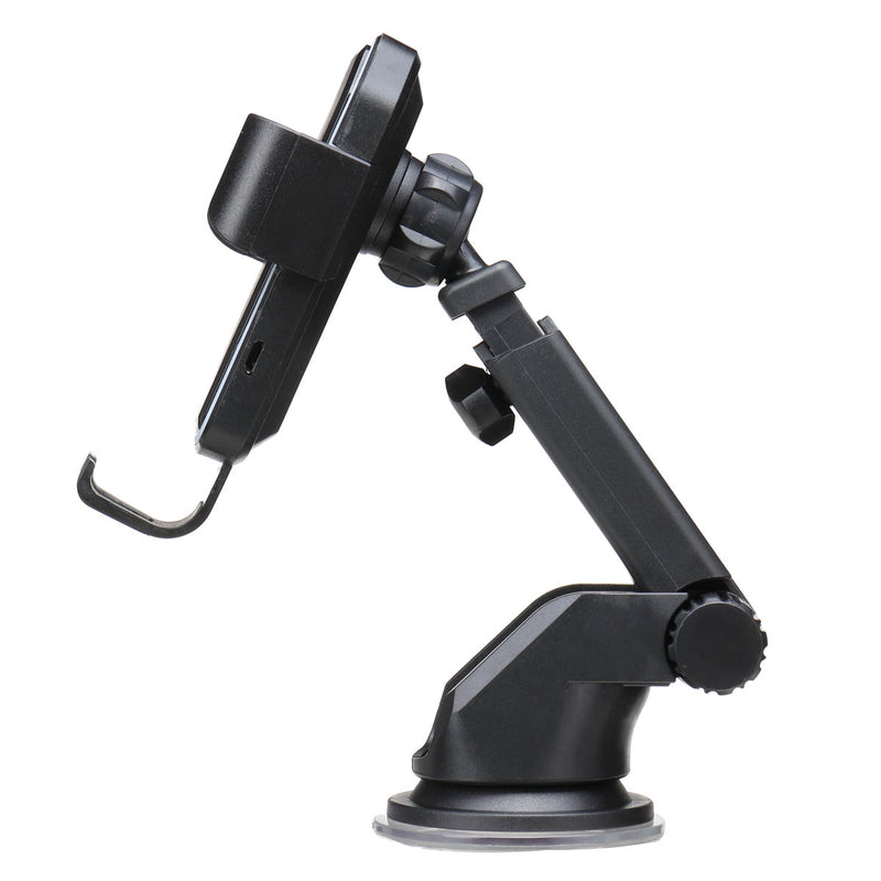 Universal 10W Qi Wireless Fast Charge Gravity Auto Lock Suction Car Holder for iPhone Mobile Phone