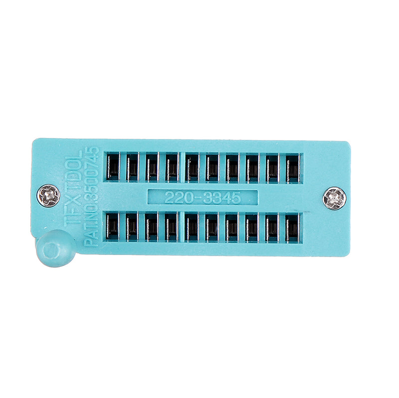 2pcs IC Lock Seat Zif Socket Test Universal zif Sockets 20Pin