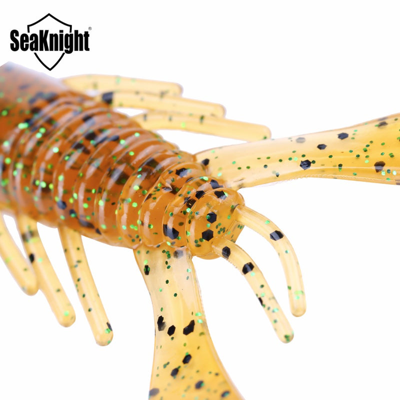 SeaKnight SL021 4pcs Soft Fishing Lure 110mm 11.5g Swinbait Fishig Worm Shrimp Bait