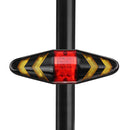 XANES STL05 LED 6 Modes Wireless Remote Control Turn Bike Taillight 500mAh USB Rechargeable Light