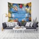 Loskii LWG7 Christmas Tapestry Santa Print Wall Hanging Tapestry Art Home Decor Christmas Decorations