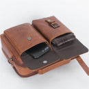 Mens Business Satchel Tote Handbag Leather Laptop Bag Travel Shoulder Bag