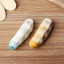 Handmade Ceramic Crack Beans Necklace Pendant DIY Jewelry Accessories