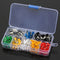 Excellway CT01 400Pcs Wire Copper Crimp Connector Insulated Cord Pin End Terminals