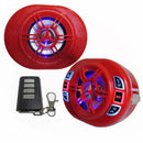 3.5 inch Motorcycle bluetooth MP3 Player Red Speaker Waterproof Burglar Alarm Active Call Telegraph Number FM Audio