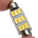 Car Dome 5630 SMD 9 LED Bulb Light Interior Festoon 42MM Warm White