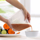 Reusable Silicone Food Fresh Bags Storage Sealed Containers for Refrigerator Kitchen Vacuum Bag