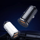 KUULAA 48W QC4.0 PD3.0 Dual Output Smart Mini Car Charger for Samsung S10 9 Xiaomi Redmi Note8 for iPhone Mobile Phone