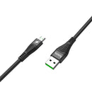 HOCO U53 Micro USB 4A Fast Charging Data Cable for Tablet Smartphone 1.2M