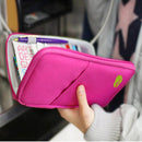 6 Colors Multifunctional Travels Card Holder Portable Wallet Purse Storage Bag