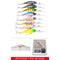 ZANLURE 43PCS Mixed Models Fishing Lure Multi Colors Minnow Lure Crank Bait Tackle Set