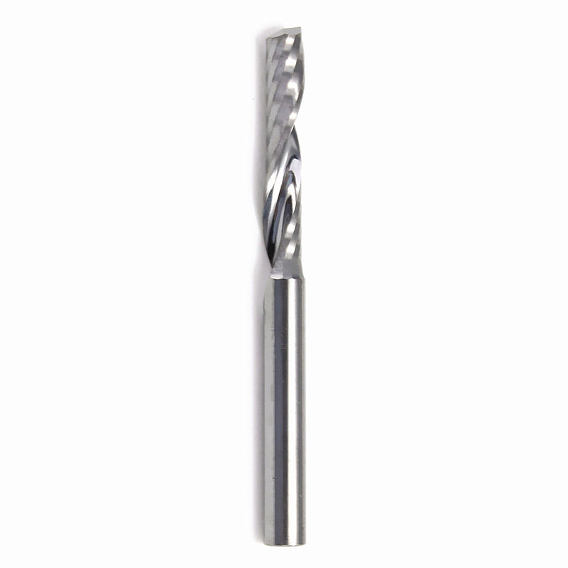 10pcs 3.175x17mm Single Flute End Mill Cutter 1/8 Inch Shank Tungsten Steel CNC Router Bit
