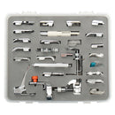 52Pcs Domestic Sewing Machine Tools Accessories Foot Presser Feet Kit For Singer Brother Janome