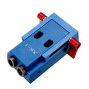 Drillpro XK-1 Pocket Hole Jig Step Drill Bit Kit Woodworking Oblique Drill Guide Set