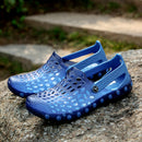 Men Closed Toe Hole Breathable Waterproof Beach Sandals Soft Garden Shoes