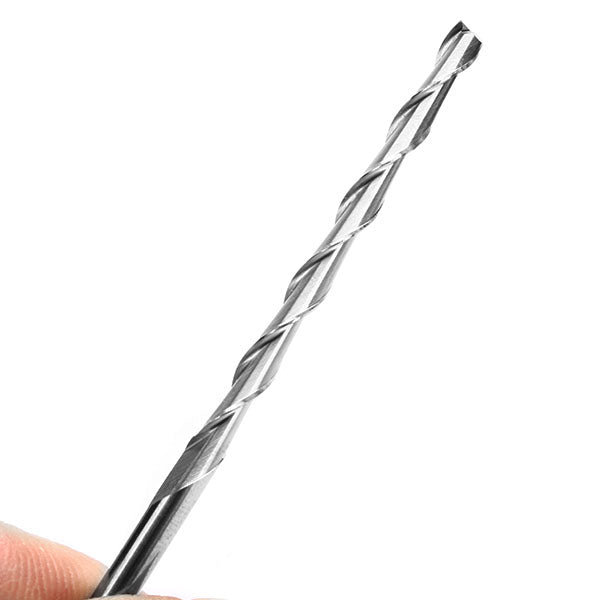 3.175mm 2 Flute Spiral Bit Carbide CNC End Mill Router 42mm CEL