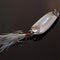 ZANLURE 10pcs Fishing Paillette Lure Bait Sequins Fishing Lure Treble Feather Hook