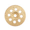 Drillpro 10pcs Diamond Grinding Wheel 8 Holes Metal Cutting Disc for Rotary Tool with 2 Mandrels