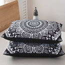 3 PCS Bedding Sets Bohemian National Style Pillowcase Quilt Cover For Queen Size