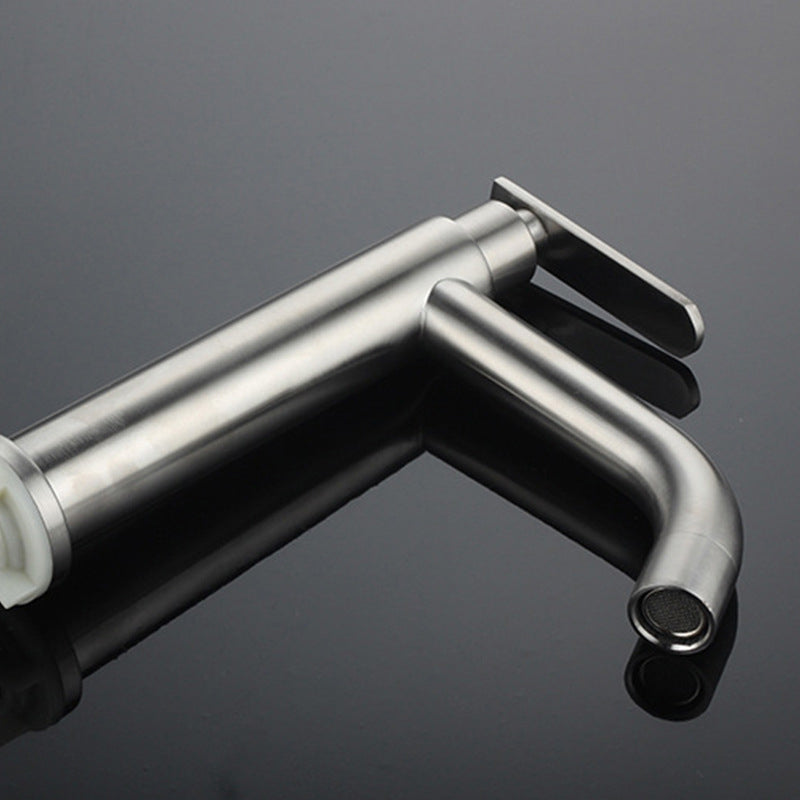 Bathroom Sink Faucet Single Handle Single Hole Solid Brass Lead Free Basin Mixer Tap