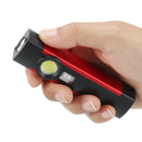 Skywolfeye Portable LED+COB+UV 500Lumens 4Modes USB Rechargeable Work Light Outdoor Multifunctional Waterproof Maintenance Lamp Flashlight with Magnets