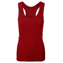 Women Hollow Out Sport Vest Backless Gym Tight Tank Fitness Running Vest