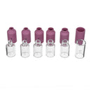 WP17/18/26 Argon Arc Welding Series 1.0mm/1.6mm/2.4m/3.2mm Specification Transparent Glass/Porcelain Mouth High Temperature Argon Arc Welding Torch 38 Sets