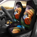 Car Front Seat Covers Fabric Cases Protector Universal Fit For Sedan SUVs