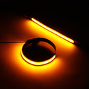 Motorcycle Fork Turn Signal Light Amber LED Strip For Clean Custom Look