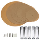 3/4/5/6 Tier Clear Acrylic Sheet Cupcake Stand Display Tower Wedding Birthday