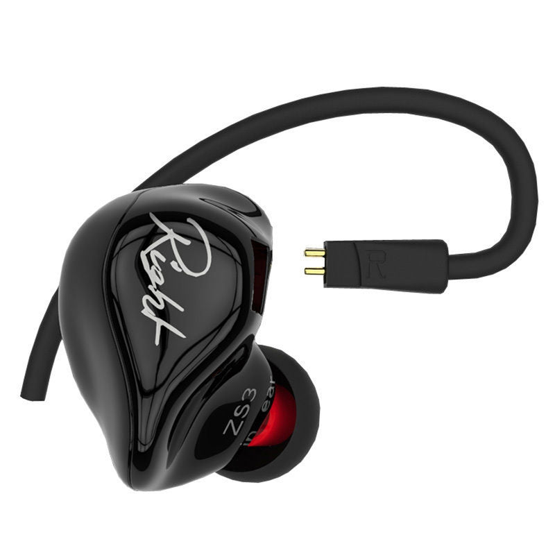 KZ ZS3 HiFi Noise Isolate In-ear Headphone Music Sports Heavy Bass Stereo Earphone with Mic