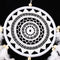 White Lace Flower Dream Catcher Wind Chimes Indian Style Feather Pendant Dream Catcher Decorations