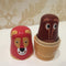 6PCS/Set Cute Wooden Animal Paint Nesting Dolls Decorations Russian Doll Matryoshka Hand Paint Toys