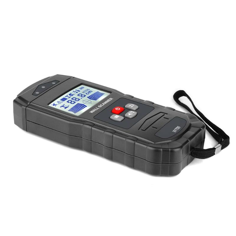 WT55 Digital Wall Scanner Detector Detecting Wire Live Cable Water Pipes Metal Materials Electronic Measuring Instruments