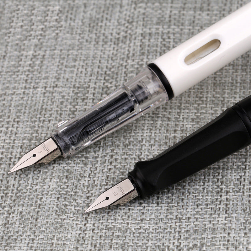 Hero 359 Fountain Pen EF F Nib Calligraphy Correction Writing Posture Signing Ink Pens Gifts for Students Friends Families