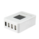 Winners 45W 8A Smart USB 4 Charger LCD Real Time Display Auto Protection Fast Charge QC3.0