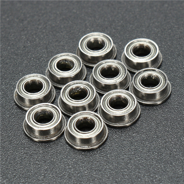 10pcs MF63ZZ 3x6x2.5mm Double Shielded Flange Ball Bearing