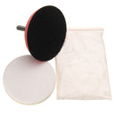 Car Polishing Kit Cerium Oxide Polishing Powder Felt Polishing Wheel Pad Drill Adapter