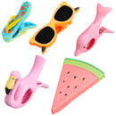 Multifunctional Plastic Beach Flip Flops Towel Wind Clips Sunbed Pegs Bed Sheet Clip Drying Racks Retaining Clip