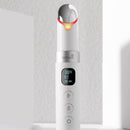WllSkins LCD Display Color Light Eyes Massager Wand USB Eye Beauty Massage Stick Heated Black Gallstone Magnetic Vibration Eye Care for Anti-Aging Wrinkle Relieving Dark Circles Fatigue Puffiness